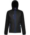 RG446 TRA549 Regatta Navigate Hybrid Jacket Black / new royal blue colour image